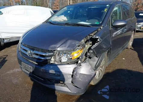 2016 Honda Odyssey Ex-L from USA, damaged, VIN 5FNRL5H61GB021519